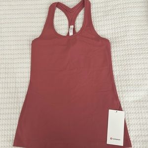 NWT Lululemon Cool Racerback Tank Nulu size - 8 dusty pink